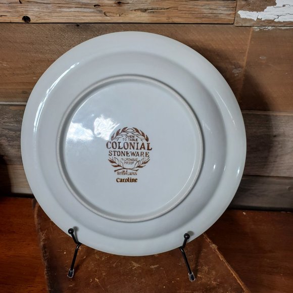 Caroline Dinner Plate by Colonial Stoneware - Hard to Find - Picture 5 of 5